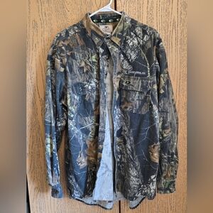 Mossy Oak Camo Button Up For Hunting